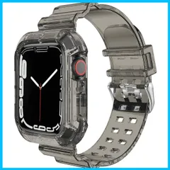 【数量限定】一体型交換用 アップルウォッチ 保護カバー ベルト バンド バンド TPU コンパチブル 耐衝撃 iWatch 45mm 44mm Series 42mm Watch 8/7/6/SE/5/4/3/2/1 Apple