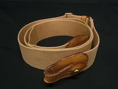 HUNTING WORLD ハンティングワールド キャンバス×レザー バッグ用 ショルダーストラップ 斜め掛け ブラウン系 FI2847