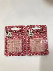 ディズニーミニーとっぴー透明ピアスセット