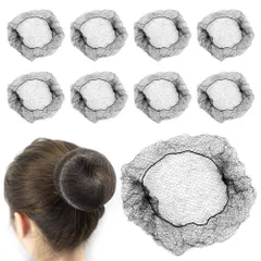 【人気商品】お団子ネット シニヨンネット ヘアネット アシアナネット 髪束ね 髪長さ50cmに対応 弾力性あり 10個セット バレエ 髪束ねネット 仕事 YFFSFDC ブラック