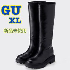 【新品未使用】GU ボリュームソールジョッキーロングブーツ