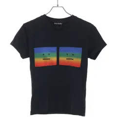 【Acne Studios】Tシャツ FACE レインボー Acne Studios アクネストゥディオズ レインボーフェイスパッチ T