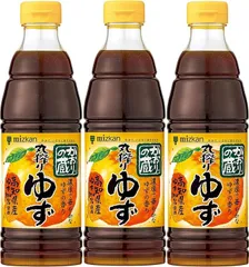 J018	ミツカン かおりの蔵 丸搾りゆず ポン酢 500ml×3本　ぽん酢　鍋　寒い時期　みんなで　家族　鍋パーティー　団らん　料理　湯豆腐　食事　おじいちゃん　おばあちゃん　クリスマス　ハロウィン　年末・年始　年越し　忘年会	4902106564539のサムネイル