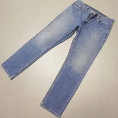 l302☆ Levi's 511 ストレッチデニム デニムパンツ ジーンズ ジーパン スリム W34 ウォッシュ加工 リーバイス 古着