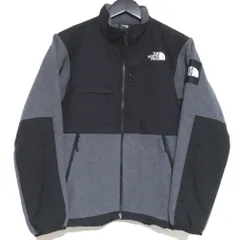 美品 THE NORTH FACE ノースフェイス DENALI JACKET デナリジャケット マイクロフリースジャケット NA71951 Sサイズ グレー ブラック メンズ 古着 中古 USED