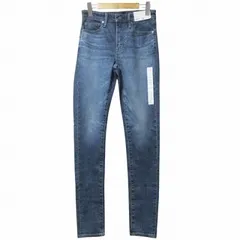 ユニクロ UNIQLO タグ付き 23AW ウルトラストレッチジーンズ 321-459686 デニム パンツ スキニーフィットテーパード 28 71cm 青 ブルー X