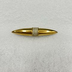 CINER サイナー ラインストーン ブローチ ゴールドカラー ヴィンテージ アクセサリー