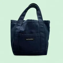 Marimekko マリメッコ トートバッグ ネイビー ワンポイント KT60-G-KG