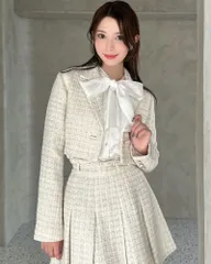 ツイードクロップドジャケット/RESEXXY/リゼクシー/152520109701