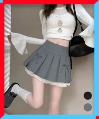 新品 ボックスプリーツスカート レディース ミニスカート 夏 キュロットスカート 膝上丈 フレアスカート 通学 制服風 可愛い 【送料無料】
