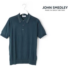 定価4.7万 極美品 JOHN SMEDLEY ニット ポロシャツ サイズM - メルカリ