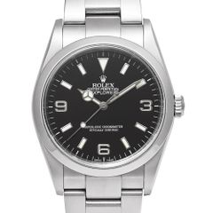 ROLEX エクスプローラー1 F番 箱・2005年国内正規保証書付き Ref.114270 ブラック 中古品 メンズ 腕時計