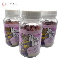 【トクキレ】3個セット マナテック マナベアー 300g（2.5g×120粒）未開封 グミ型サプリ 野菜＆果物配合 栄養補給 健康補助食品