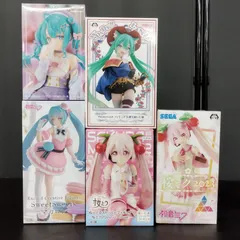 【D12749】初音ミク・桜ミク フィギュア　５体まとめ売り