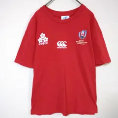 希少　カンタベリー　Tシャツ　メンズM　2019年　ワールドカップ記念　日本　綿