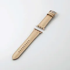 Apple Watch用ハイブリッドレザーバンド(40/38mm) (ベージュ)