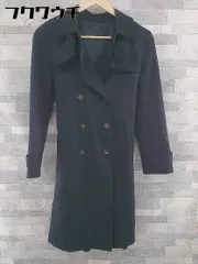 ◇ ◎ URBAN RESEARCH ROSSO ウエストリボン付き トレンチ コート サイズS ネイビー レディース 【中古】 【1104050007169】