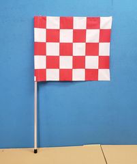 赤白チェッカーフラッグ　40×52ｃｍ　JOA-210