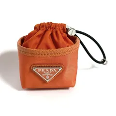 【男女兼用】プラダ　バッグチャーム　イヤフォンケース　キーホルダー　キーリング