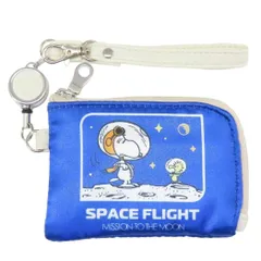 【メール便】スヌーピー 小銭入れ＆定期入れ リール付きデイリーパスケース アストロノーツ ピーナッツ マリモクラフト ICカードケース パスケース キャラクター グッズ 