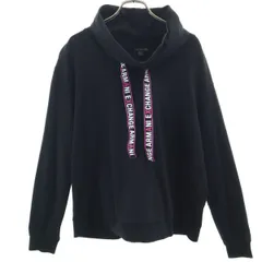 ARMANI EXCHANGE アルマーニエクスチェンジ 長袖 モックネック カットソー L ブラック レディース 古着