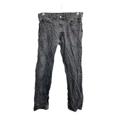 Levi's 505 デニムパンツ W36 リーバイス レギュラーフィット ビッグサイズ ブラック コットン 古着卸 アメリカ仕入 2502-49