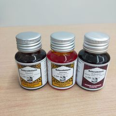 万年筆 ボトル インク ROHRER&KLINGNER ローラー&クライナー  Alt-Bordeaux Helianthus Helianthus  ３点セット