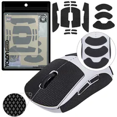 特価商品 TALONGAMES マウスグリップ テープ Logicool G PRO 2 Lightspeed Wireless 無線 用 極薄 0.5mm 優れる吸水性 アンチスリップ テープ ゲーミングマウス用 滑り止めグリップテープ カット済 ブラック 