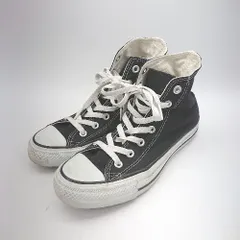 ◇ Θ CONVERSE コンバース オールスター ローカット スニーカー シューズ サイズ24.5 ブラック系 レディース E  【1501230040181】