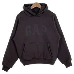 YEEZY GAP Engineered by BALENCIAGA イージー ギャップ エンジニアードバイバレンシアガ プルオーバースウェットパーカー プリント ウォッシュドブラック Size XSのサムネイル