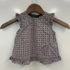 【Bebe reduction】ベビー服　ワンピース　フレア裾　グレー