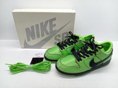 NIKE SB Dunk Low Pro QS × The Powerpuff Girls 'Buttercup' FZ8319-300 나이키 SB × 파워퍼프걸스 스니커 24.5 cm