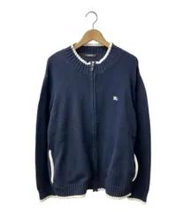 バーバリーブラックレーベル 長袖ジップアップニット メンズ SIZE 3 (L) BURBERRY BLACK LABEL