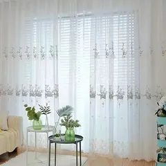 アンティークノッティンガムマドラスレース 花紋パネル 葉の輪舞曲複数