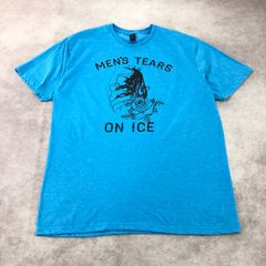 GILDAN ギルダン Tシャツ 半袖 古着 USED Vintage ヴィンテージ アメカジ プリント 男たちの涙 アイス 薔薇 バラ ワイン グラフィック