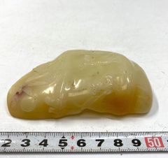 田黄薄意花鳥山水彫刻(整理番号:P42) - メルカリ