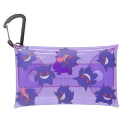【メール便】ポケットモンスター ミニポーチ クリアマルチケースS チラシ ゲンガー ポケモン マリモクラフト 小物入れ キャラクター グッズ 