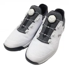 【超美品】プーマ ゴルフシューズ 白×グレー 376043-03 プロアダプト アルファキャット ディスク メンズ 27.5 ゴルフウェア PUMA