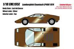 新品 EIDOLON 1/18 ランボルギーニ カウンタック LP400 1974 ルチデルボスコ 完成品ミニカー EML195E [佐川急便]のサムネイル