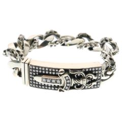 CHROME HEARTS クロムハーツ R&R TINY BUCKLE 帝王クロムハーツR&Rガンスリンガーブレスレット〉Chrome Hearts