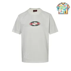 【今日特価】Gucci 25ss シャドー双 G バックロゴ ショートスリーブ-1