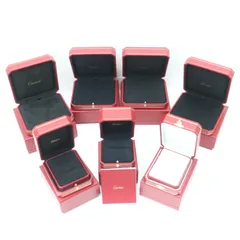 IT95G708330E Cartier カルティエ ボックス アクセサリーケース ネックレス用 4点 リング用 3点 計7点 ボックス ケース 箱 空き箱
