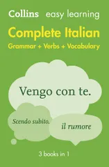 Easy Learning Italian Complete Grammar， Verbs and Vocabulary (3 Books in 1): Trusted Support for Learning (Collins Easy Learning)