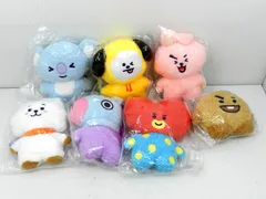 【未開封品/タグ付き】 BT21 たっとんベーシックぬいぐるみS KOYA/RJ/SHOOKY/MANG/CHIMMY/TATA/COOKY 7点セット(056)