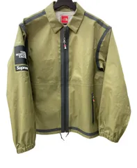SUPREME 21SS SUMMIT SERIES OUTER TAPE SEAM COACHES JACKET サミット シリーズ テープ シーム コーチ ジャケット カーキ NP121001 ジャケット ロゴ カーキ Sサイズ 104MT-133