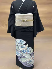 正絹【新品、未使用】極上逸品【トールサイズ】作家物 本金箔 黒留袖フルセット6点 2025年最新】留袖フルセットの人気アイテム - メルカリ