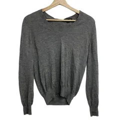 【size2】定番//Drawer カシミヤシルク　バックリボン Vネックニット size2】定番//Drawer カシミヤシルク バックリボン Vネック