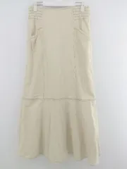 ◇ FREE'S MART フリーズマート ロング マーメイド スカート サイズ 縦XL 横L+ アイボリー レディース P  【1211110008841】