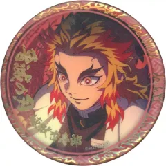 【中古】バッジ・ピンズ 煉獄杏寿郎 「鬼滅の刃 キャラクター絵巻カフェ in ufotable Cafe 終ノ巻 箔押し56mmランダム缶バッジB」