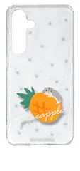 【新品未使用】Galaxy S24 FE ギャラクシー クリア ハードケース (ハムスターとパイン(大)) フルーツ パイナップル ハムスター 動物 かわいい 可愛い cl-galaxys24fe-356
